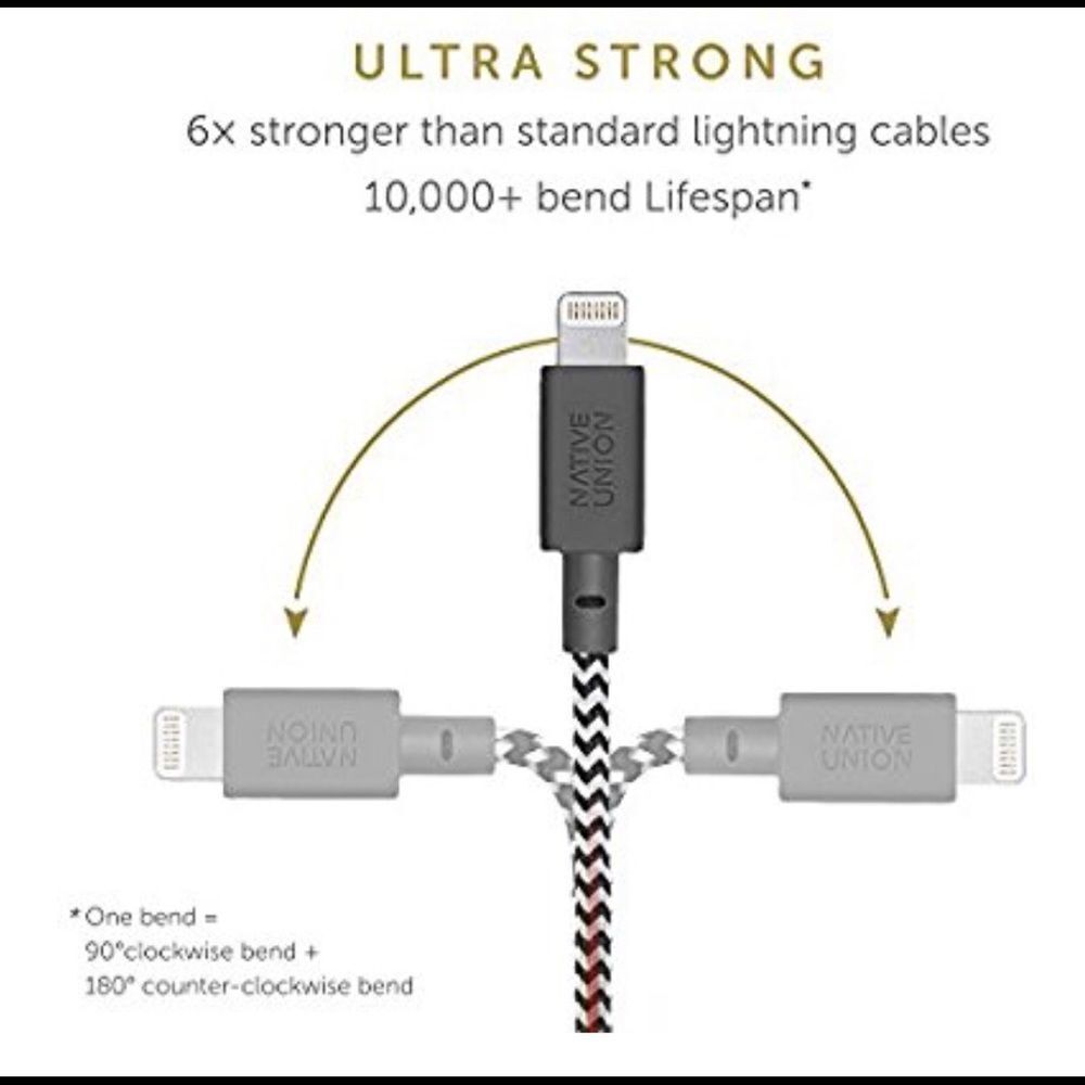 Native Union Key Cable USB Charging w/ Key - Picture 3 of 7
